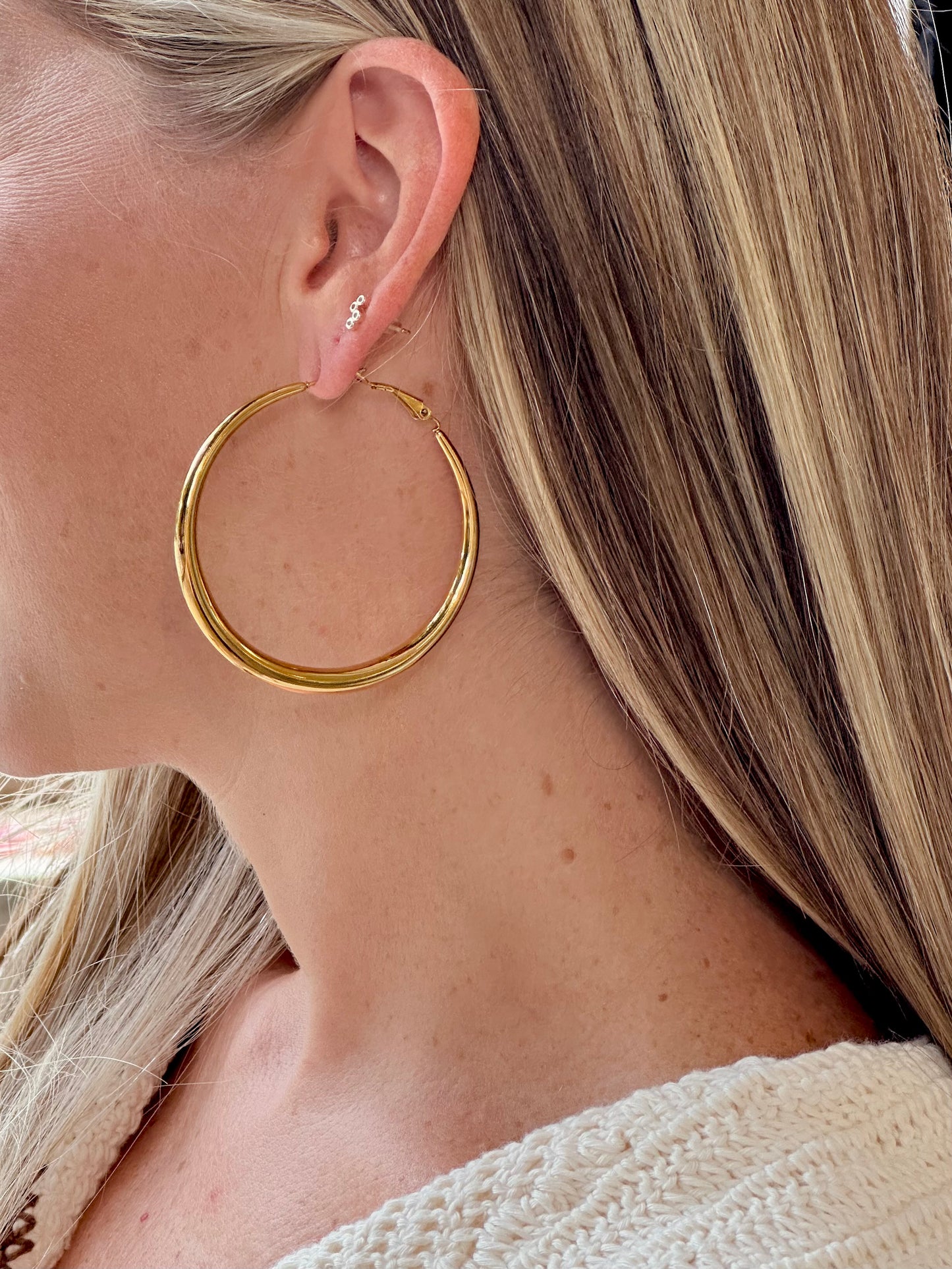 Blue Circon EarCuff