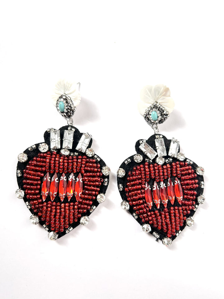 Heart Shape Earrings - Phukett Phukett