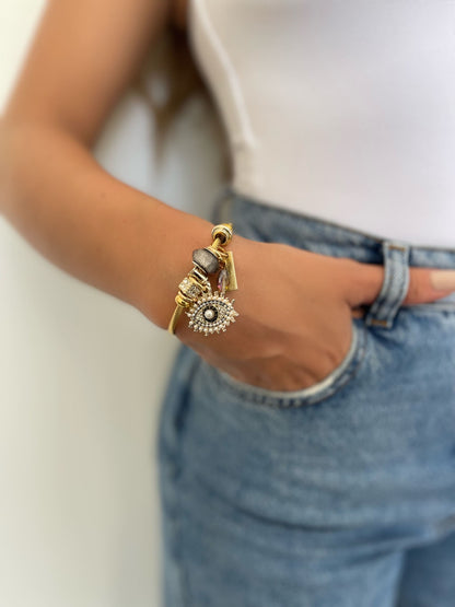 Charms Bracelet Golden Eye - Phukett Phukett