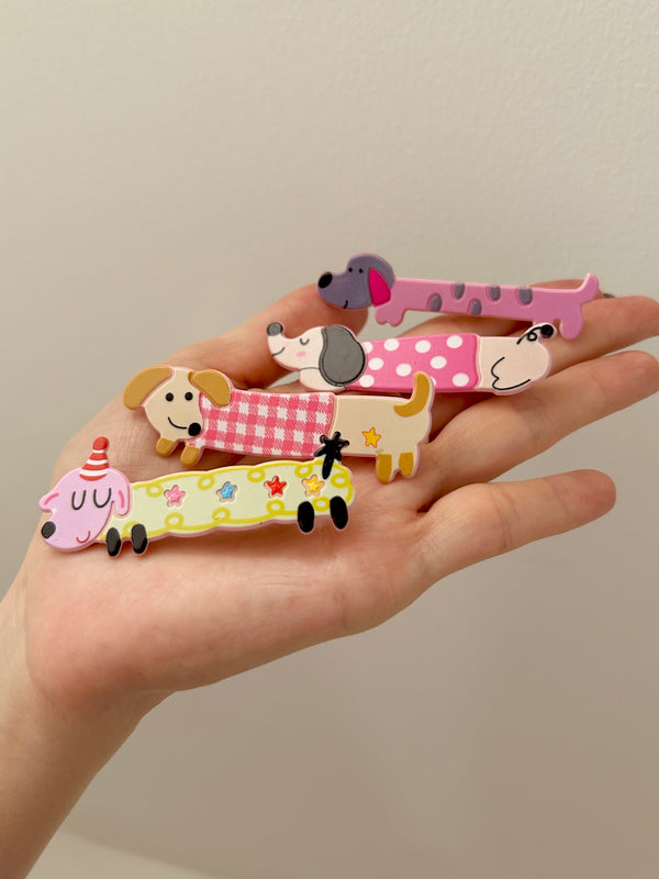 Puppy Set Hair Clips