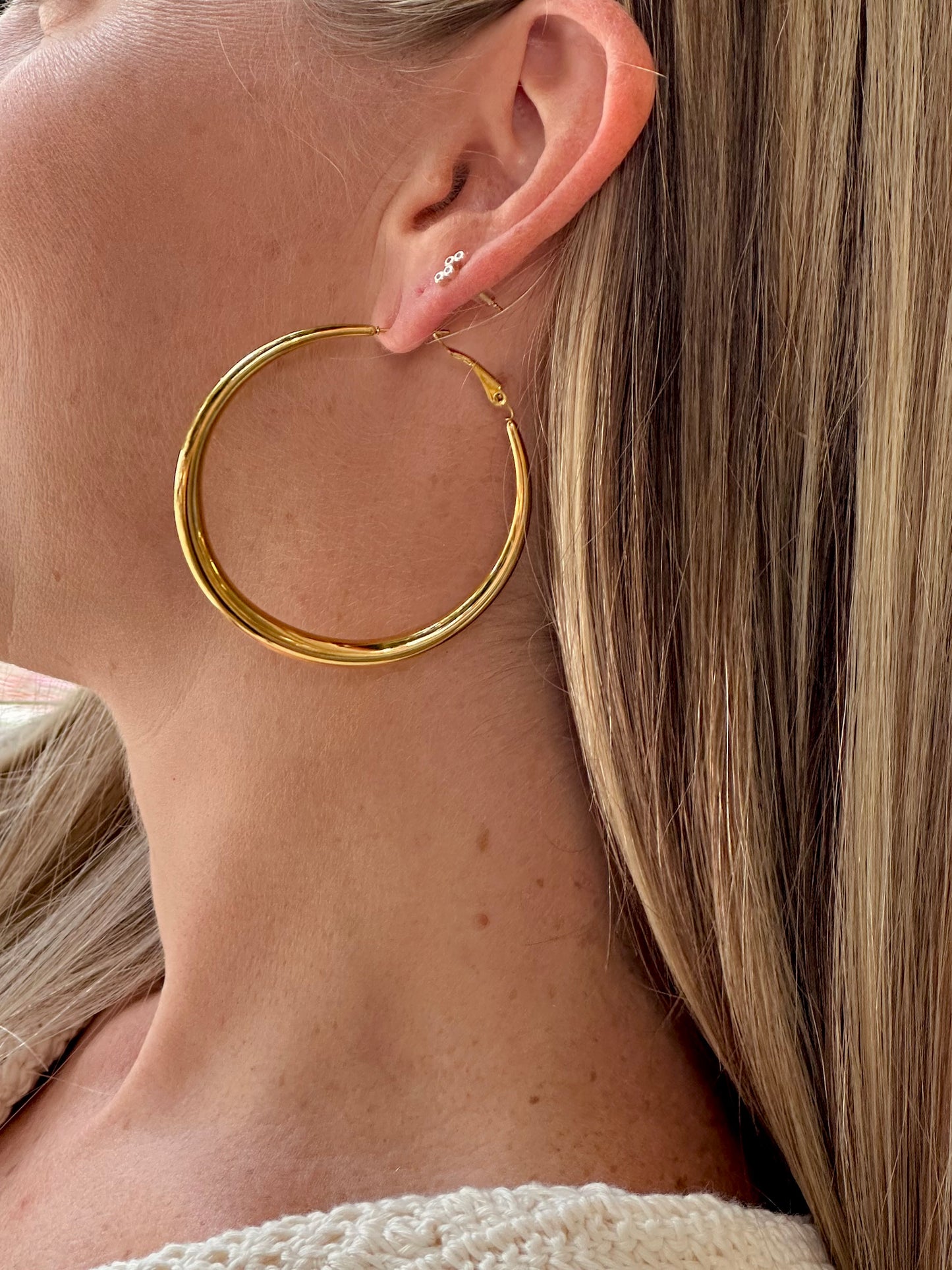 Blue Circon EarCuff