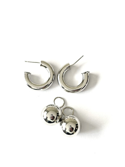 Metal Balls Earrings